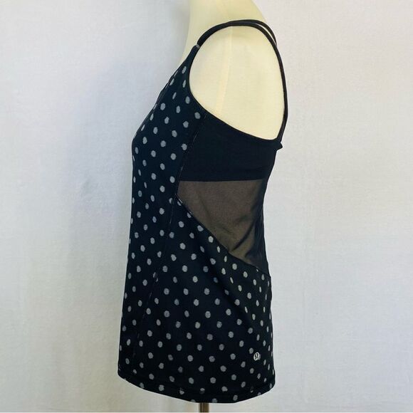 LULULEMON EXQUISITE TANK GHOST DOT BLACK SLATE - Picture 5 of 12